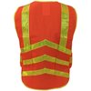 Ironwear Safety Vest w/ Chevron Tape & Wraparound Hook & Loop Closure (Medium-X-Large) 1235-MD-XL